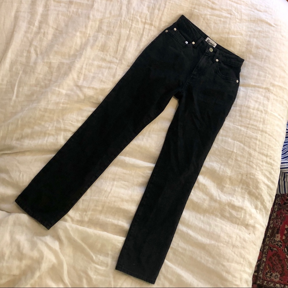 Rouje Sabina High Rise Black Denim Jeans